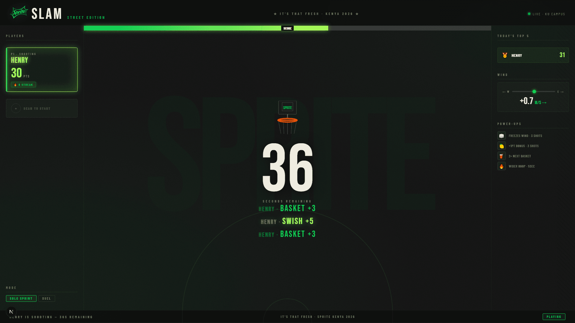 Sprite Slam