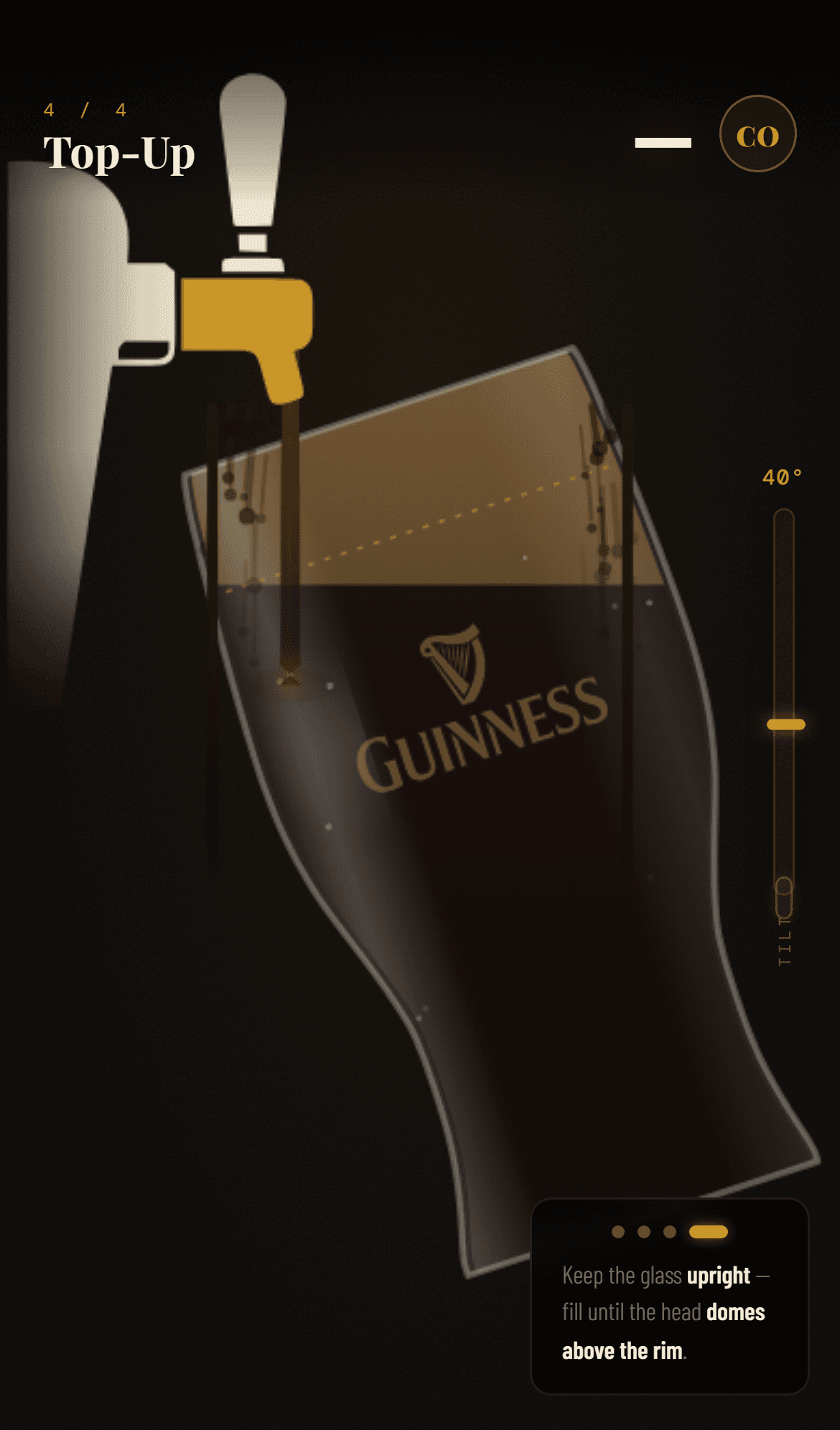 Guinness Perfect Pour